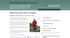 Desktop Screenshot of boat-towing.co.uk