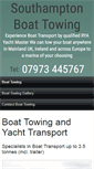 Mobile Screenshot of boat-towing.co.uk